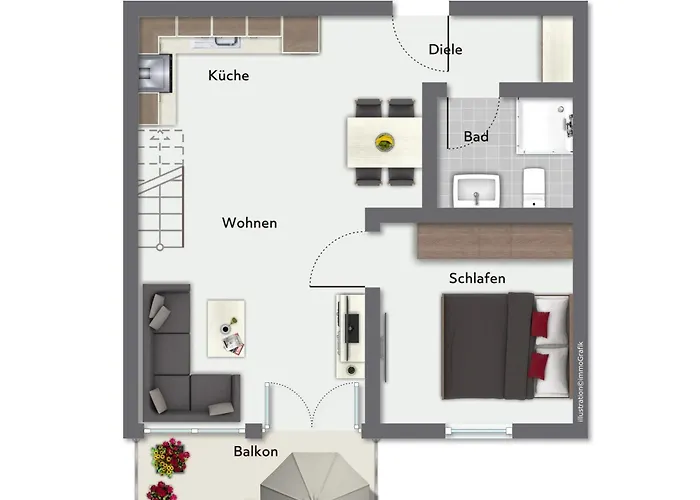 Hanseresidenz Haus I 24 Apartman